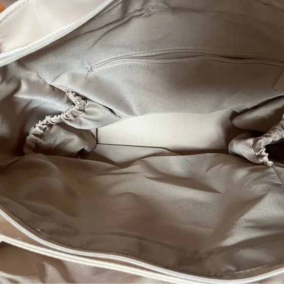 BEIS Beige Cream Structured Commuter Tote Bag - Picture 4 of 9